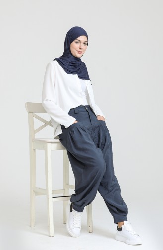 Navy Blue Broek 228457-03