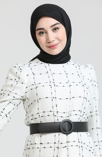 Weiß Hijab Kleider 1978-02