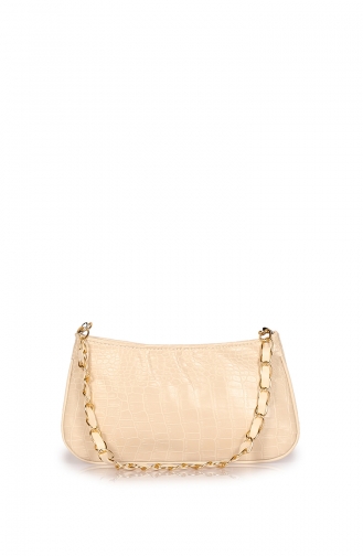 Beige Schultertasche 27Z-05