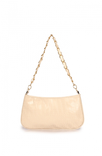 Beige Schultertasche 27Z-05