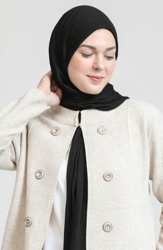 Beige Strickjacke 1004-018