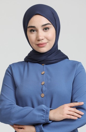 Indigo Hijab Dress 445103.i̇ndigo