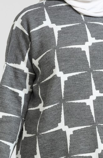 Triko Tunik Pantolon İkili Takım 0533-06 Füme