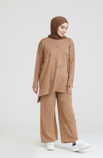 Milk Coffee Suit 3306-01