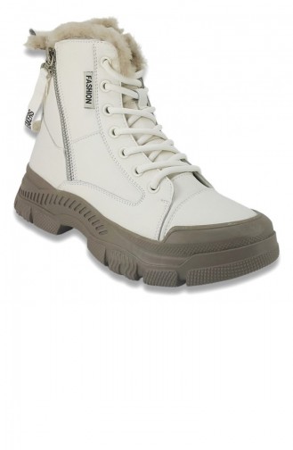 Beige Bot-bootie 12670