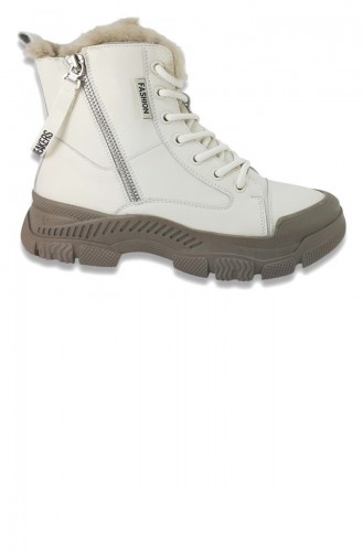 Beige Bot-bootie 12670