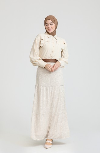 Light Brown Skirt 8546-01