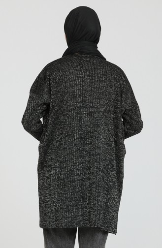 Schwarz Strickjacke 3368-04