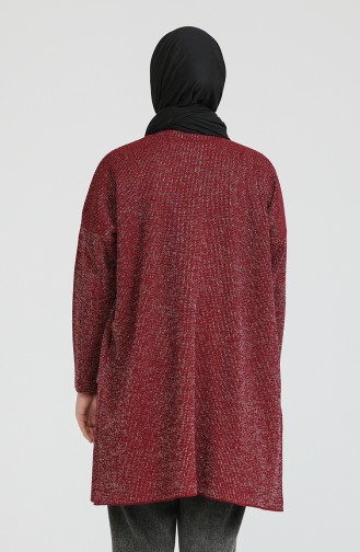 Weinrot Strickjacke 3368-05