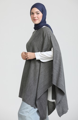 Gray Poncho 3125-02