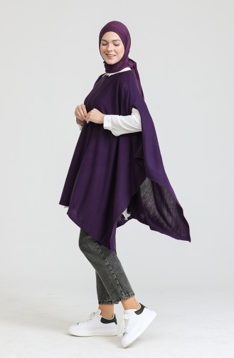 Lila Poncho 3125-04