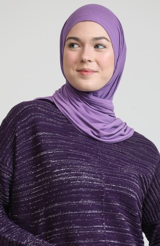 Robe Hijab Pourpre 3164-13