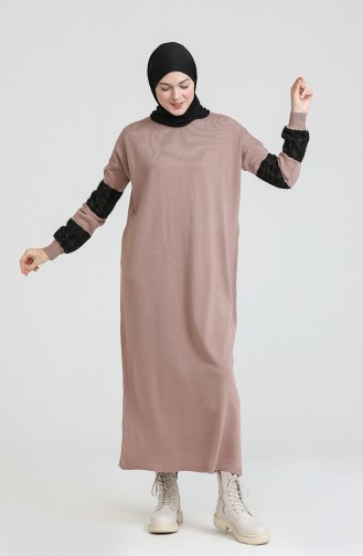 Robe Hijab Poudre 3351-04