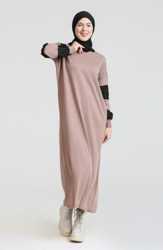 Robe Hijab Poudre 3351-04
