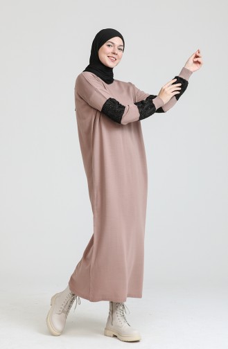 Robe Hijab Poudre 3351-04