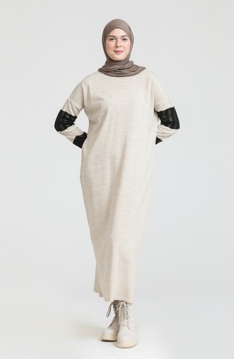 Robe Hijab Beige 3351-08