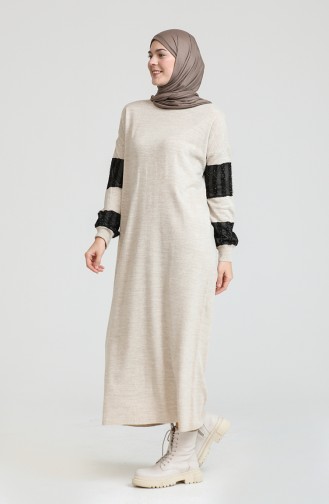 Robe Hijab Beige 3351-08