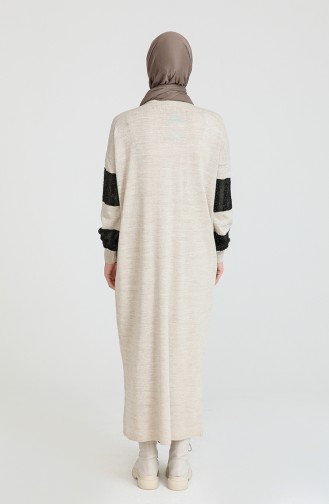 Beige İslamitische Jurk 3351-08