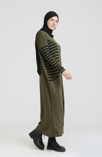 Robe Hijab Khaki 3358-13