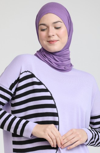 Lila Hijab Kleider 3358-14