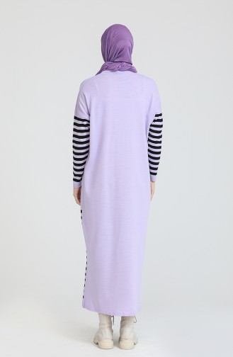 Lilac İslamitische Jurk 3358-14