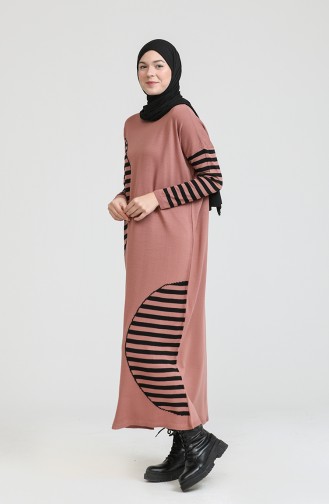 Onion Peel Hijab Dress 3358-15