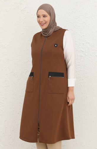 Brown Waistcoats 8429.Kahverengi