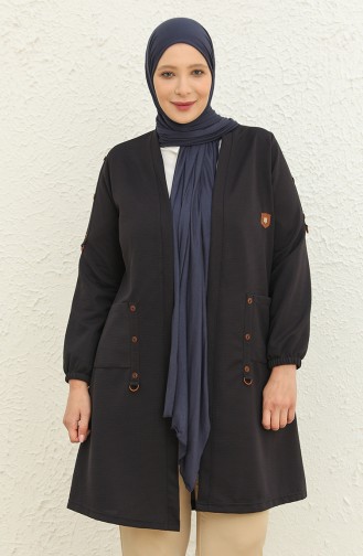 Navy Blue Vest 4969-1.Lacivert