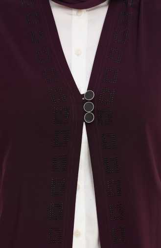 Gilet Sans Manches Plum 4464.Mürdüm