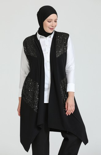 Black Waistcoats 7016.Siyah