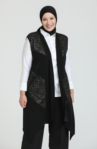 Black Waistcoats 7016.Siyah