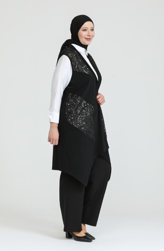 Black Waistcoats 7016.Siyah