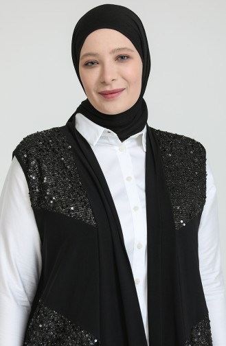 Black Waistcoats 7016.Siyah