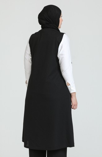 Black Waistcoats 8429.Siyah