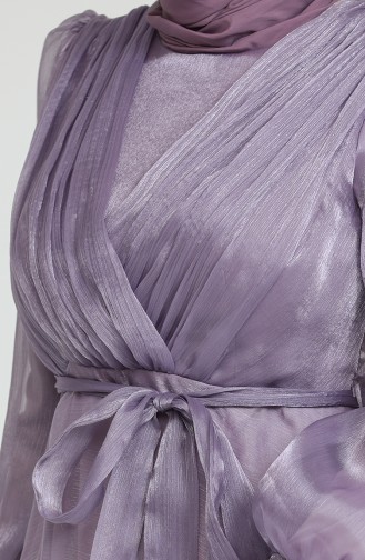 Lila Hijab-Abendkleider 4919-06