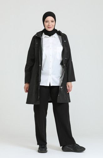 Black Trench Coats Models 9004-01