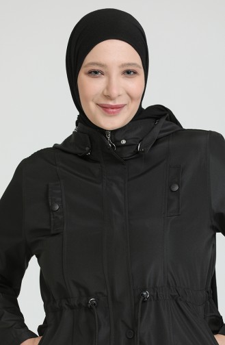 Black Trench Coats Models 9004-01