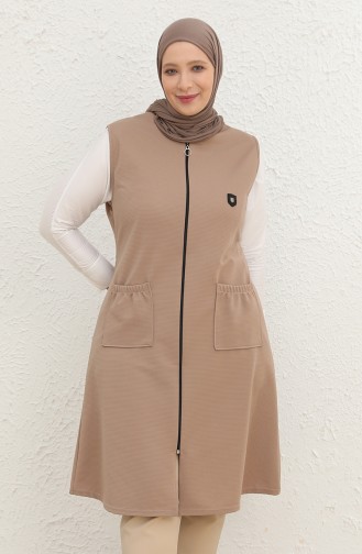 Mink Waistcoats 8403.Vizon