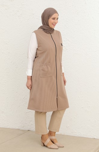 Mink Waistcoats 8403.Vizon
