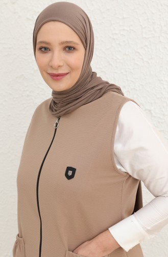 Mink Waistcoats 8403.Vizon
