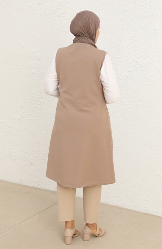 Mink Waistcoats 8403.Vizon