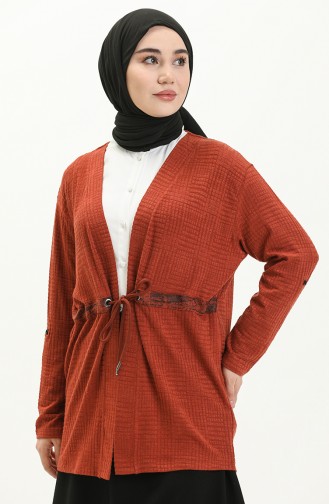 Brick Red Cardigans 22909-03