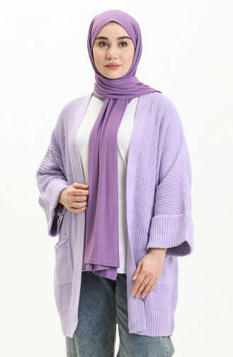 Lila Strickjacke 0547