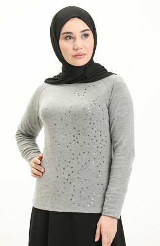 Gray Blouse 22606-02