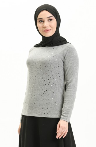 Gray Blouse 22606-02