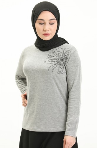 Gray Blouse 22654-02