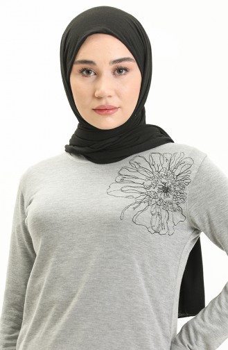 Gray Blouse 22654-02