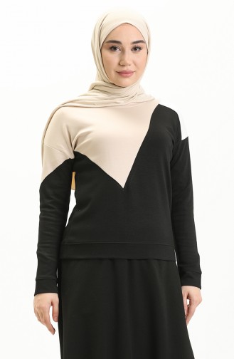 Black Blouse 22687-02