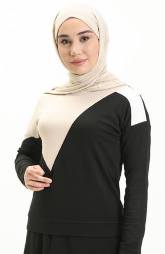 Black Blouse 22687-02