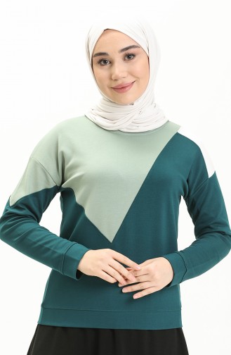 Petrol Blouse 22687-03